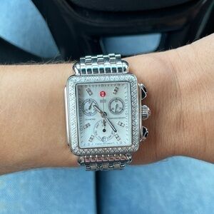 Michele Deco Diamond Watch